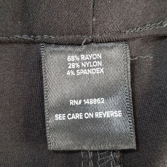 Studio by TORRID / High Waist Ankle Crop Stretch Slim Pants Black Sz 24 R - Picture 10 of 11